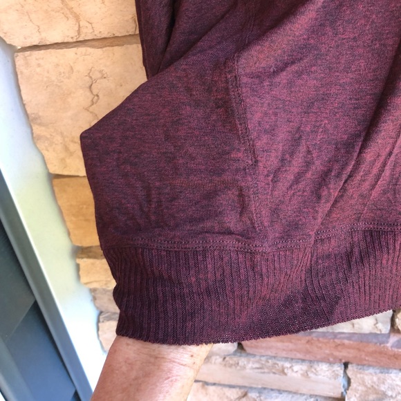 Zara W&B Collection maroon lightweight turtleneck knit top NWT Large - Picture 2 of 10